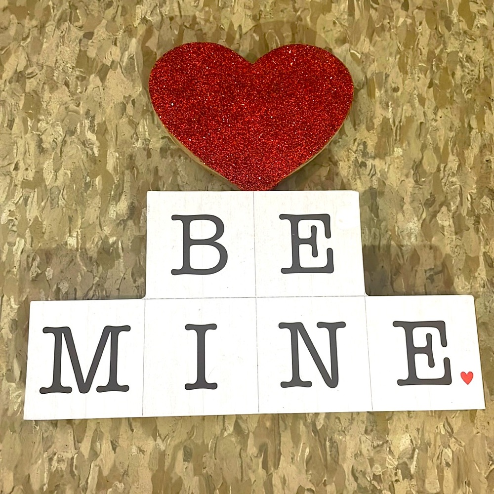 a valentines sign .